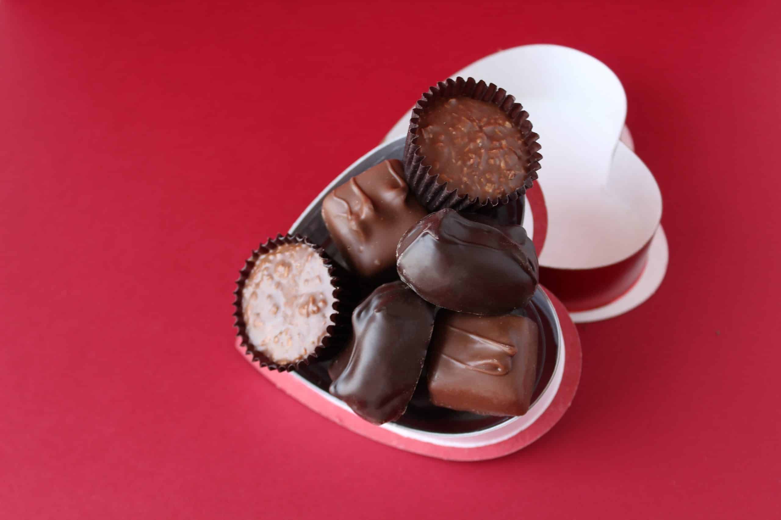 Valentine's magic mushroom chocolate